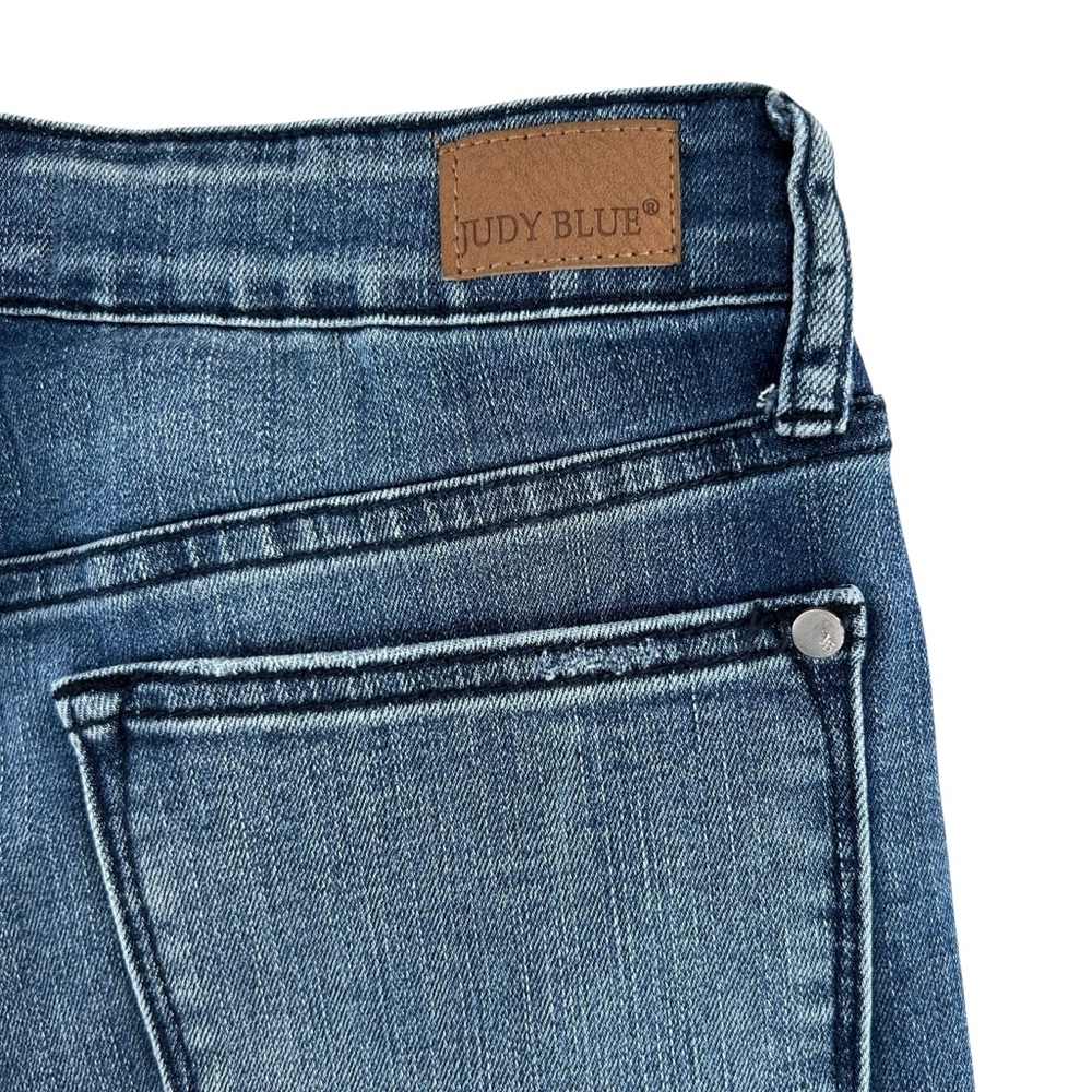 JUDY BLUE Flare Fit High Waist Blue Jeans 28 - Picture 8 of 10